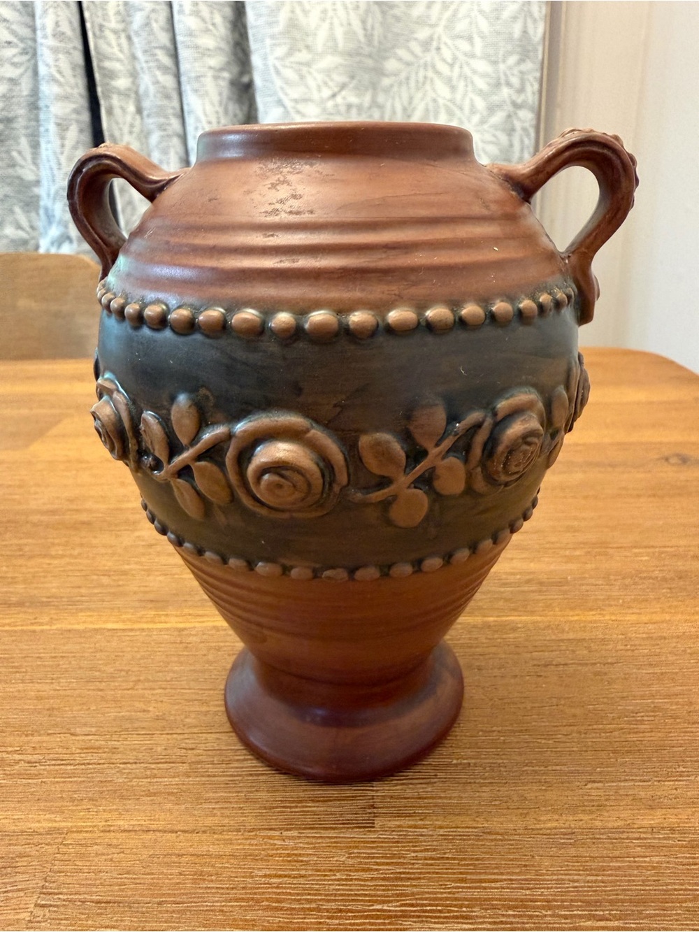 Rare Vintage Weller Pottery Velva Antique Vase